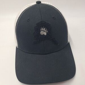 Alaska Hat Snapback Trucker Mesh Black White Pukka Bear Paw‎ Patch Outdoors Men